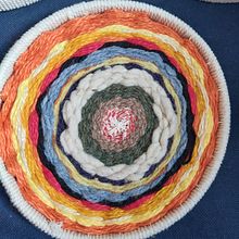 Mi Proyecto del curso: Tejido en telar circular. Decoration, Accessor, Design, and Fiber Arts project by Paty Monsell - 02.01.2021