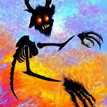 Little demon artwork. Drawing, Artistic Drawing, and Digital Drawing project by Karina Raugalaite - 02.01.2020