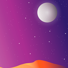 Desierto al Amanecer  . Ilustrație naturalistă de Samuel Sánchez - 09.14.2020