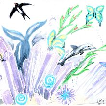 Mi Proyecto del curso: Técnicas de acuarela para ilustraciones de ensueño. Traditional illustration, and Watercolor Painting project by Isabel Alario - 02.01.2021
