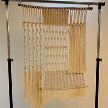 Mi Proyecto del curso: Introducción al macramé: creación de un tapiz decorativo. Un projet de Macramé de iminsal - 02.02.2021