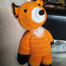 Mi Proyecto del curso: Amigurumi: creación de personajes con ganchillo. Zorrito. Crochet project by Marcela Porras - 02.02.2021
