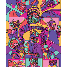 REPLICANTES. Traditional illustration project by suarez_josue8 - 02.02.2021