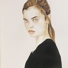 My project in Watercolor Portrait from a Photo course. Portrait Drawing, and Watercolor Painting project by Andrea Yeo - 01.31.2021