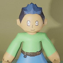 Mi Proyecto del curso: Modelado de personajes low poly para videojuegos . Un proyecto de 3D, Diseño 3D y Diseño de personajes 3D de Alberto Antón Benítez - 02.02.2021