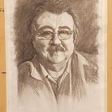 My project in Realistic Portraits Using Charcoal course. Un proyecto de Dibujo anatómico de Claudine Dufour - 02.02.2021