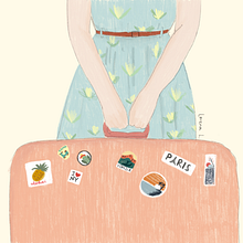 Ready to Travel. Ilustração digital, Ilustração editorial e Ilustração tradicional projeto de Lorena L - 18.03.2021