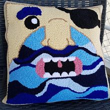 Aca esta mi proyecto final del curso: MI BARBUDO DE MAR . Een project van Borduurwerk van Barbara Laugero - 02.02.2021