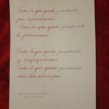 Mi Proyecto del curso: Caligrafía inglesa de la A a la Z. Un proyecto de Caligrafía de Sandra Almela - 02.02.2021