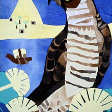 My project in Story Illustration with Paper course. Children's Illustration, and Collage project by Lisa Dunbar Solas - 02.03.2021
