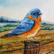 New project "Passing Through". Watercolor Painting project by Lynne McDuffie - 02.03.2021