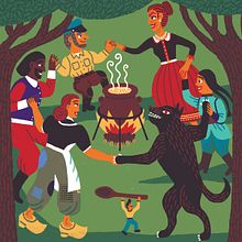 Cuentos con recetas ¡Para comerte mejor!. Un proyecto de Ilustración tradicional de Pau Masiques - 01.09.2019