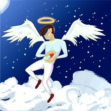 dibujo Ángel. Un proyecto de Animación 2D y Dibujo digital de David Merchan Herrera - 03.02.2021