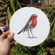 Mi Proyecto del curso: Pintar con hilo: técnicas de ilustración textil. Embroider project by Monserrat Moncada Merino - 02.03.2021