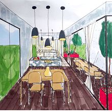 Mi Proyecto del curso: Introducción al dibujo arquitectónico a mano alzada. Un proyecto de Arquitectura y Dibujo a lápiz de Christian Ortiz Santis - 03.02.2021