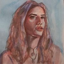 My project in Artistic Portrait with Watercolors course. Un proyecto de Pintura a la acuarela de Laura Gutiérrez - 03.02.2021