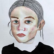 Mi Proyecto del curso: Retrato en acuarela a partir de una fotografía. Un progetto di Illustrazione tradizionale di Silvana Hernandez - 03.02.2021