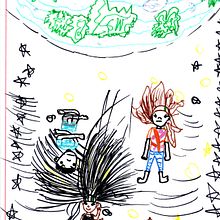 Caída del estacio.. Un proyecto de Dibujo de ceciliamendoza77 - 03.02.2021