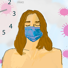 Pandemia - Mi Proyecto del curso: Retratos digitales de fantasía con Photoshop. Desenho digital projeto de Francisco Alejandro Franco Rivera - 28.02.2021