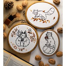 Forest Friends. Un progetto di Artigianato e Ricamo di Nene - 10.01.2021
