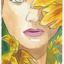 Retrato girasoles. Un progetto di  di Iban Sarabia Casellas - 04.02.2021