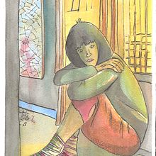 Mujer y espejo. Un progetto di Illustrazione tradizionale e Illustrazione con inchiostro di Iban Sarabia Casellas - 02.02.2021