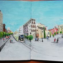 Plaza de Jerez ,Sevilla. Street Art project by cascalesll - 02.12.2021