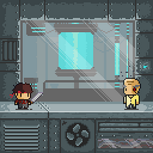 Jeromy and Dr. Flyport. Pixel Art, Video Games, Game Design, and Game Development project by Glauber Ferreira Gomes Oliveira - 04.20.2021