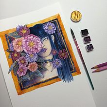 Mi Proyecto del curso: Creación de paletas de color con acuarela. Traditional illustration, Fine Arts, Painting, Watercolor Painting, and Color Theor project by Ninde Neko | Patricia Serrano - 07.10.2021