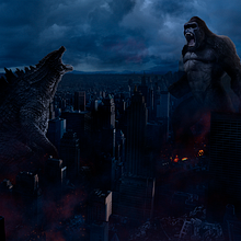 Meu Projeto: Kong Vs Godzilla. Concept Art project by Caue Rocha Pereira - 02.04.2021