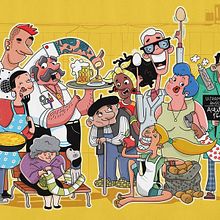Ilustraciones para app, animación y wellcome pack de tarjeta de crédito. Un projet de Animation de personnages, Conception de personnages et Illustration traditionnelle de Juanma García Escobar - 04.02.2021