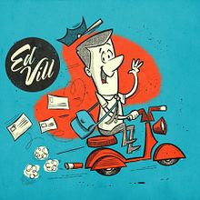 Nuevo: EdVill's Newsletter . Drawing, Pencil Drawing, Digital Drawing, Character Design, Social Media Design, and Traditional illustration project by Ed Vill - 02.04.2021