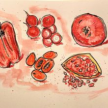 Illustrated recipes. Traditional illustration project by Alessandra Cesarato - 02.05.2020