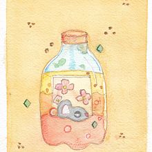 Meu projeto do curso: Técnicas de ilustração com aquarela e guache. Un proyecto de Pintura a la acuarela de Rahel - 04.02.2021