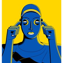 Silkscreen posters and illustrations. Een project van Traditionele illustratie y Posterontwerp van Zamo Peza - 04.02.2021