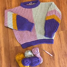 Mi Proyecto del curso: Crochet, crea prendas con una sola aguja. Projekt z dziedziny Sz, dełkowanie i  Tkactwo użytkownika Coni Müller - 28.03.2021
