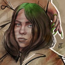 The World's a Little Blurry. Un proyecto de Dibujo digital, Ilustración digital, Pintura digital, Ilustración tradicional y Dibujo de Retrato de Jackie Noëlle - 05.02.2021