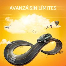 Avanzá sin límites. Cop, writing, Design, 3D Design, and Poster Design project by himediacrew - 12.20.2018
