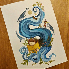 Mi Proyecto del curso: Técnicas de acuarela para ilustraciones de ensueño. Un projet de Dessin, Illustration traditionnelle , et Aquarelle de monicartoons - 06.02.2021