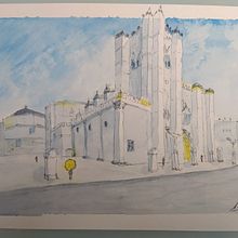 Mi Proyecto del curso: Dibujo arquitectónico con acuarela y tinta. Projekt z dziedziny  Architektura,  R, sunek art, st i czn użytkownika alba_r_velayos - 06.02.2021