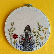 My project in Photo Embroidery on Fabric course. Projekt z dziedziny  Haft użytkownika Elpiniki Georgiou - 06.02.2021