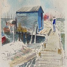 Mi Proyecto del curso: Dibujo arquitectónico con acuarela y tinta. Esboçado, Desenho, Pintura em aquarela, Ilustração arquitetônica, Sketchbook e Ilustração com tinta projeto de purizarf - 06.02.2021