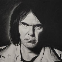 Neil Young. Un progetto di Disegno e Disegno di ritratti di Toby Mandelman - 06.02.2021
