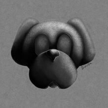 Perro Oscuro. Digital Drawing, and Digital Illustration project by Lyrin Rodz - 01.02.2021