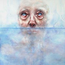 Treading Water. Watercolor Painting project by Arthur Braud - 02.07.2021
