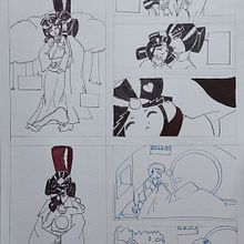 My project in Inking Techniques for Comics and Illustration course. Artistic Drawing, Comic & Ink Illustration project by chloe.ducroizet - 02.07.2021