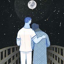 Helping in the last walk. Un projet de Illustration traditionnelle de Sonia Alins Miguel - 01.02.2021