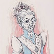 La Papisa | Cuaderno de artista para proyectos de ilustración. Sketching, and Traditional illustration project by Niabellum - 02.07.2021