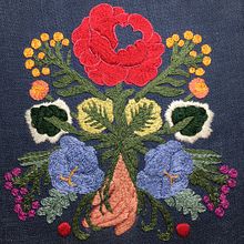 Final Project in Embroidery with the Stem Stitch . % Laura Villamil tarafından hazırlanan Nakış projesi - 02.07.2021