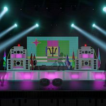 Bad Gyal _Gira Bad Gyal Sound System. Un progetto di Design, Progettazione 3D e Eventi di Lorena G.Miret - 08.02.2019